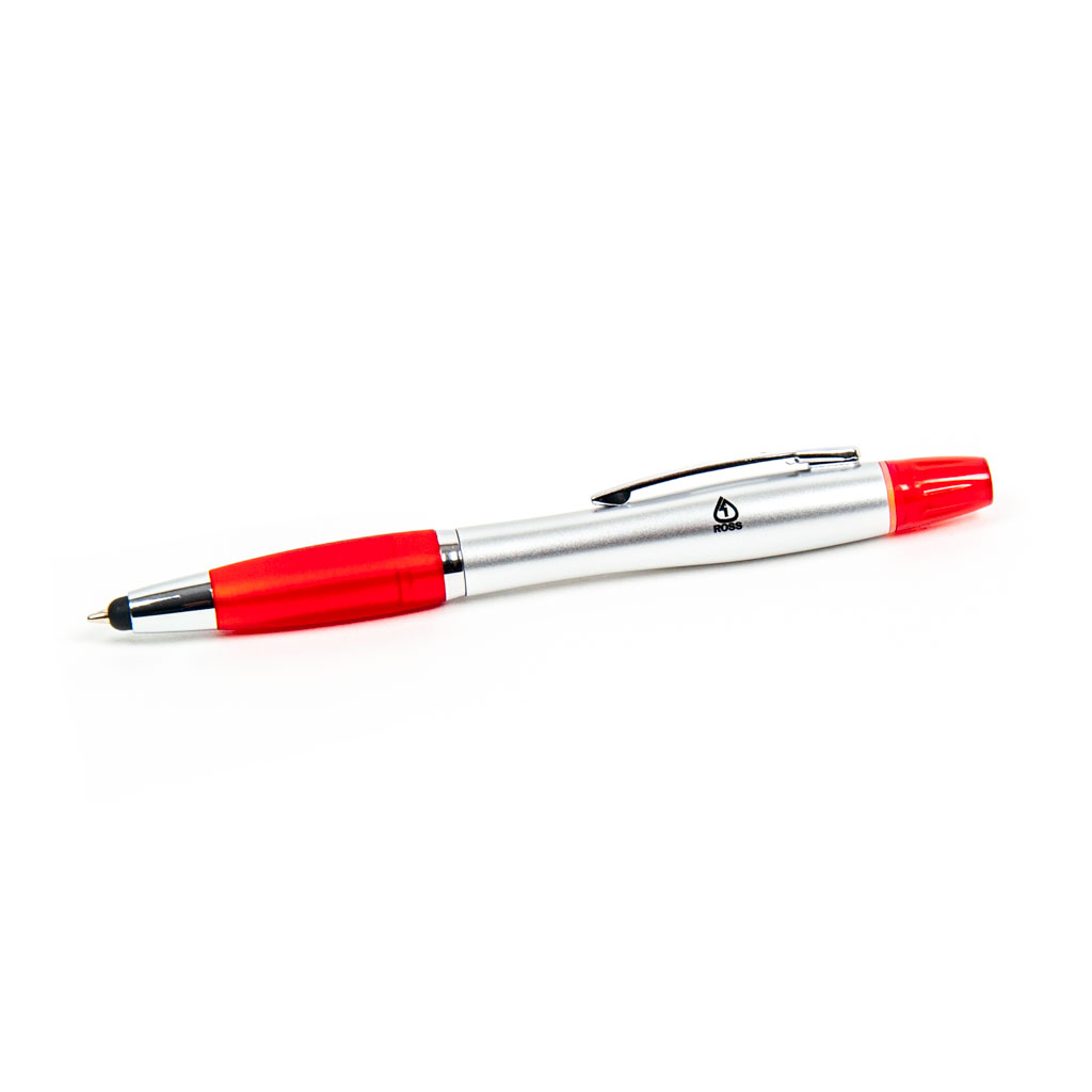 Ross Nash Stylus Ball Pen Highlighter